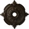 Ekena Millwork Benson Classic Medallion (Canopies up to 6 1/2"), 28 3/8"OD x 3 3/4"ID x 1 5/8"P, Stone Hearth CM28BESHC - alternate 1